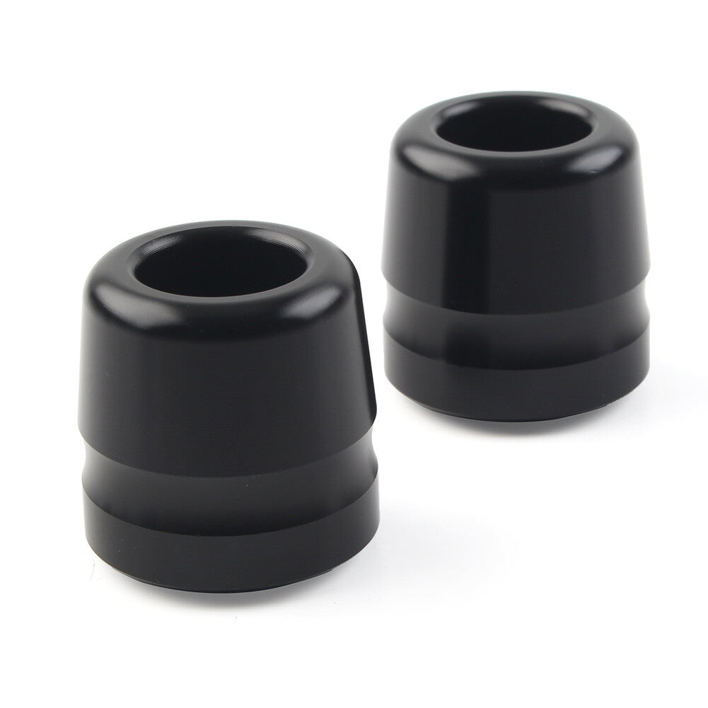 2¢ª CNC-Lenkergriffe Bar End Slider Cap f¨¹r for BMW S1000RR HP4 S1000R F800R Schwarz