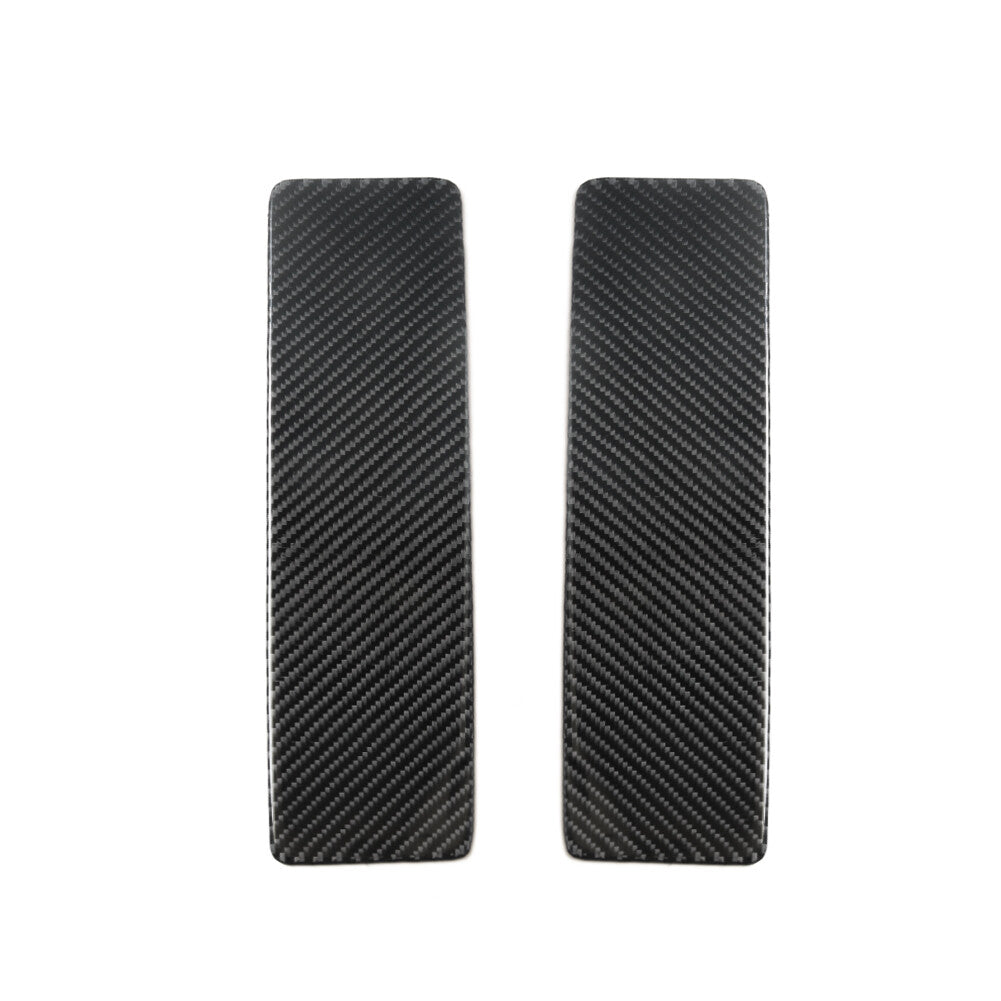 Red Carbon Fiber Steering Wheel Button Trim for Subaru Forester 2009-2013 TypeA v