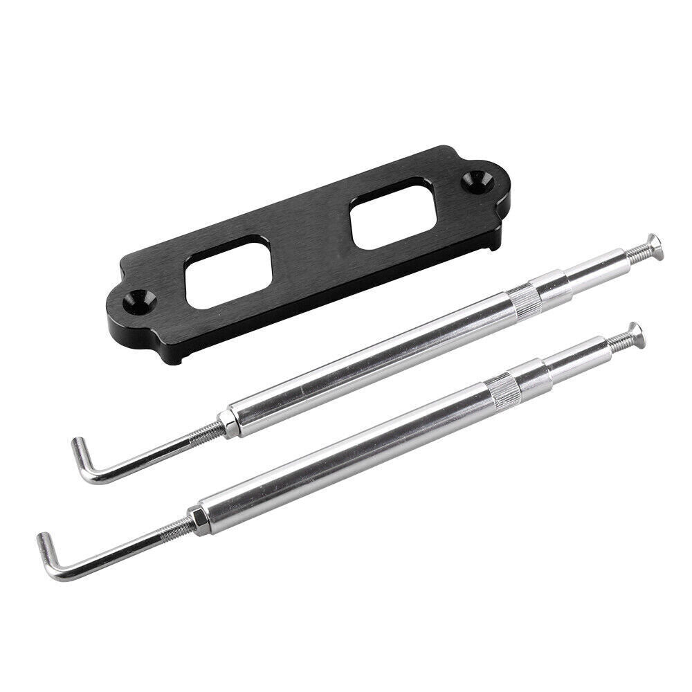 Battery Tie Down Kit Hold Down Rod With Tray Hooks For Integra Black Q