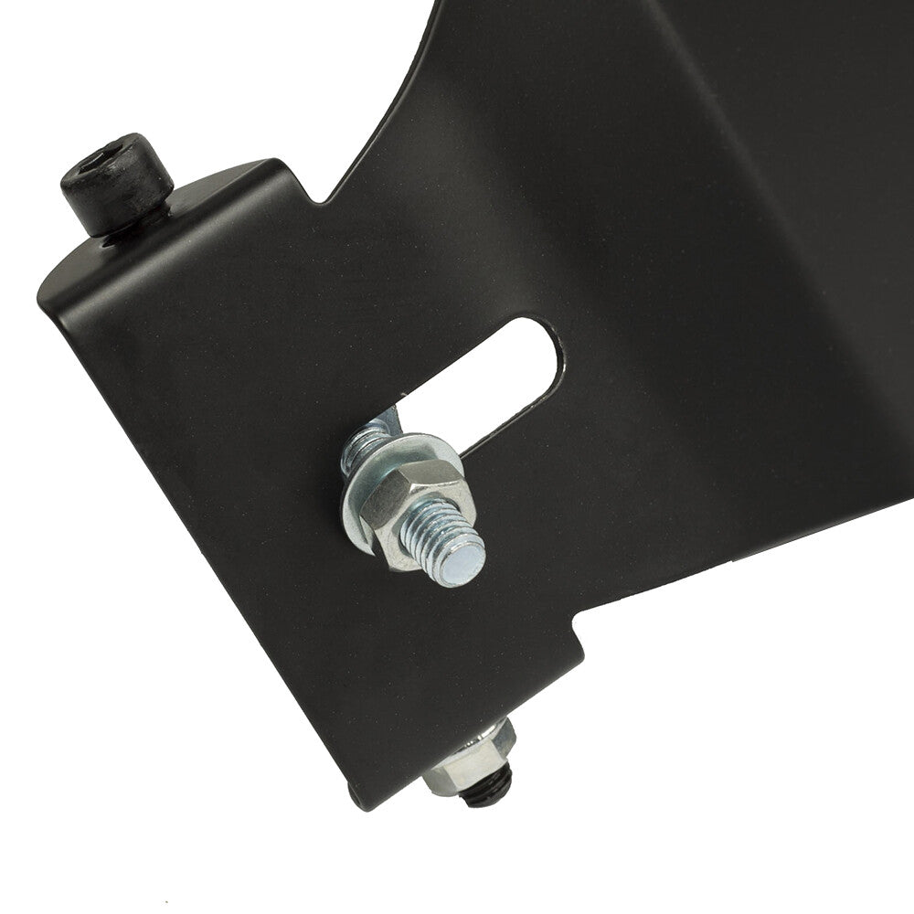 3 Single- for seat spring mounting bracket base plate, black, for Honda Chopper Bobber