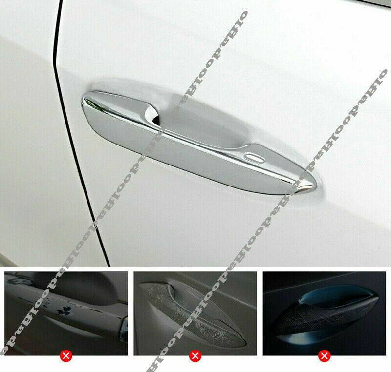 4P for Lexus UX 200 250h 260h 2019-2022 Chrome Outer Side Door Handle Cover Trim