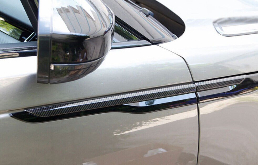 for Range Rover Velar 18-2023 Carbon Fiber Side Fender Air Wing Cover Trim 4X