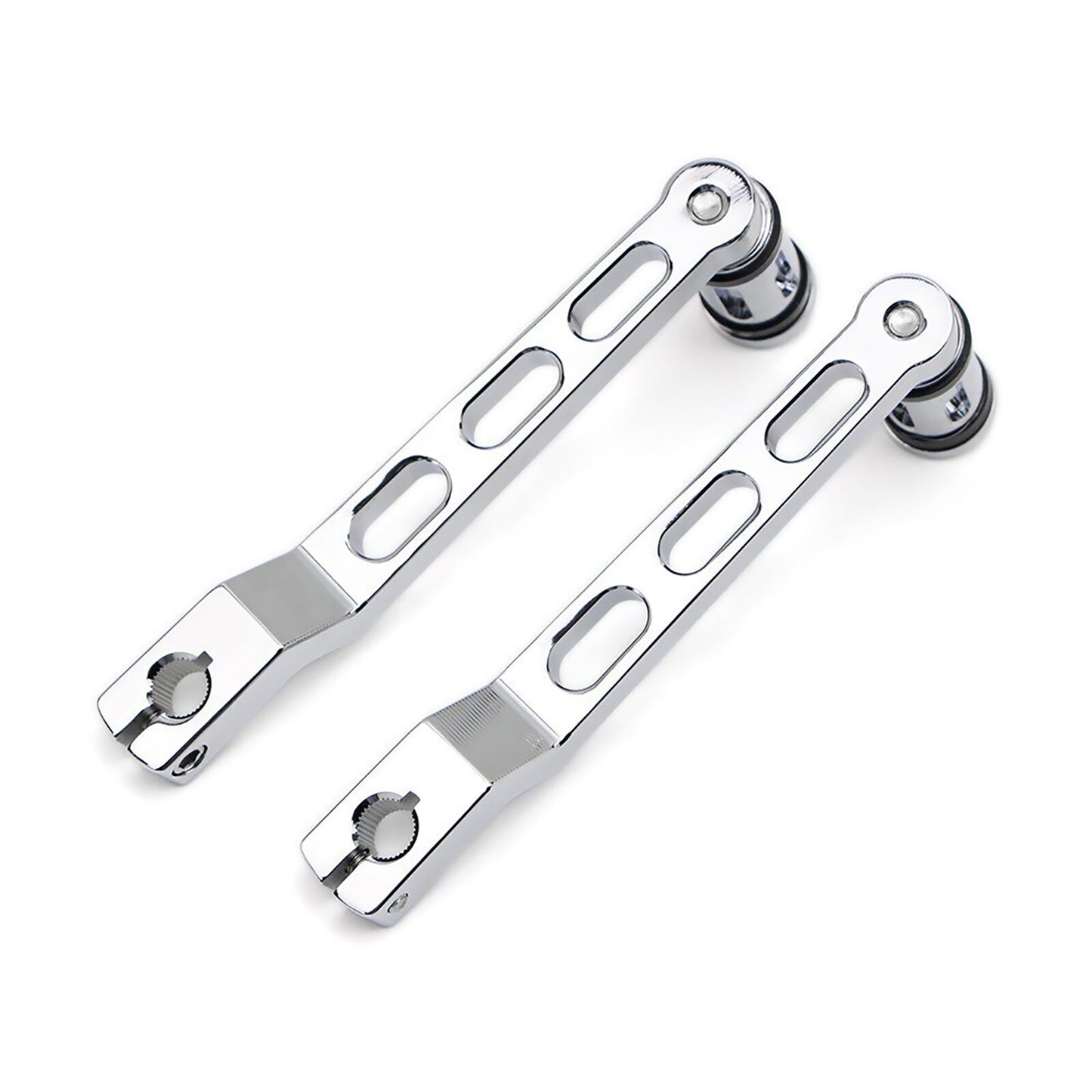 1 Pair Aluminum Motorcycle Gear Lever for Harley FL Softail / Touring Chrome