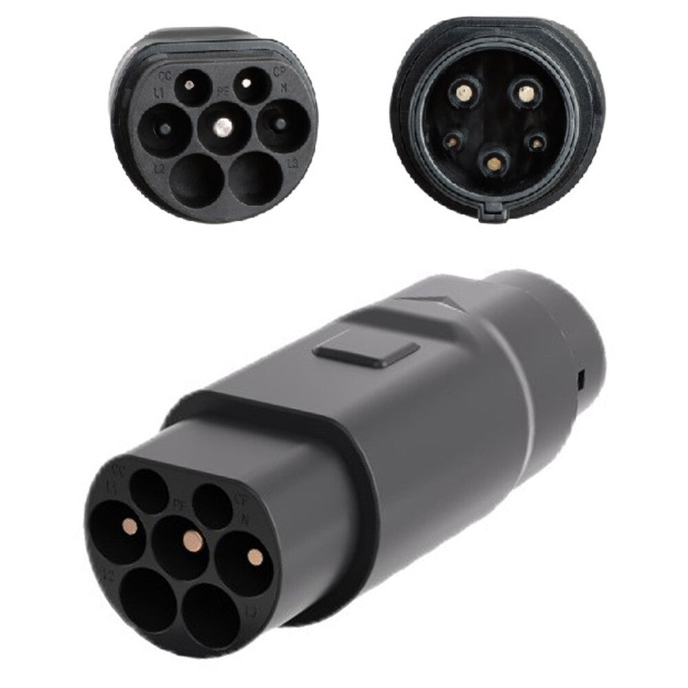 Type 2 to Type 1 EV Charging Adapter 32A IEC62196 To SAE J1772 Cable Adapter