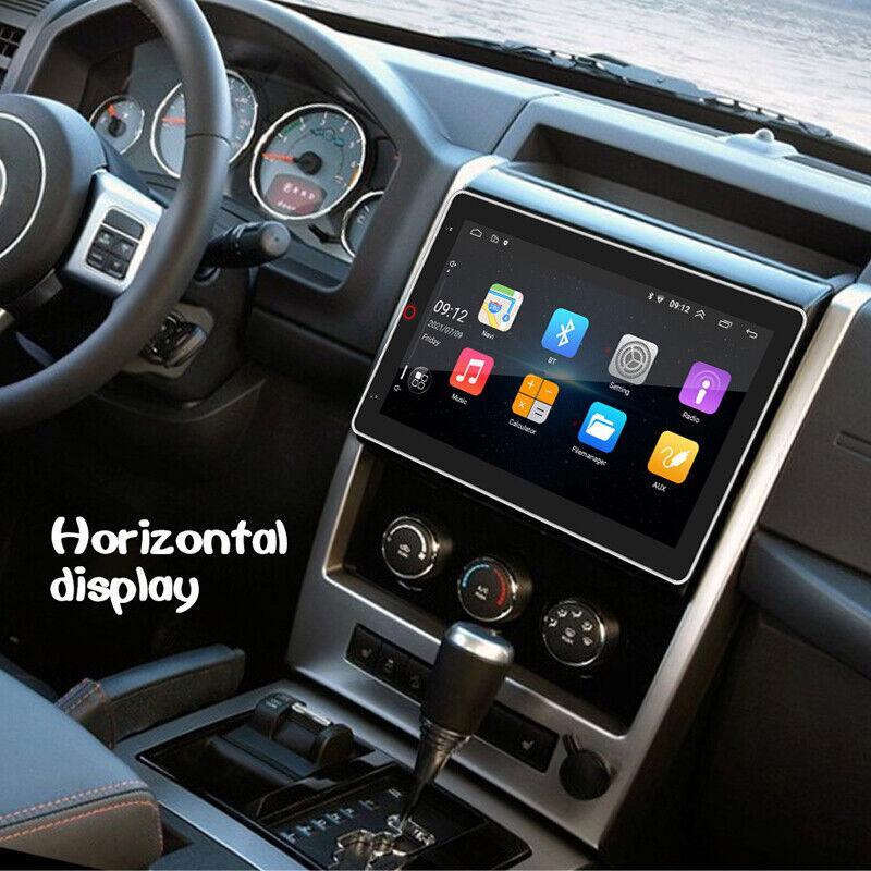 10.1-inch touchscreen Android Wifi car stereo radio, 360° rotating MP5 player, 1DIN n