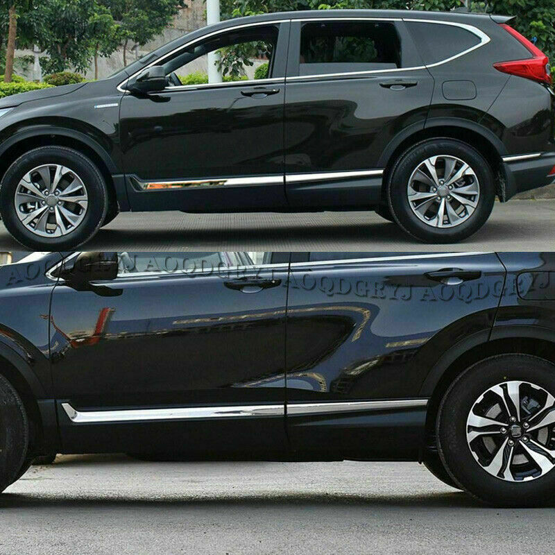 for Honda CR-V CRV 2017-2022 Chrome Side Door Body Molding Strips Trim Stainless