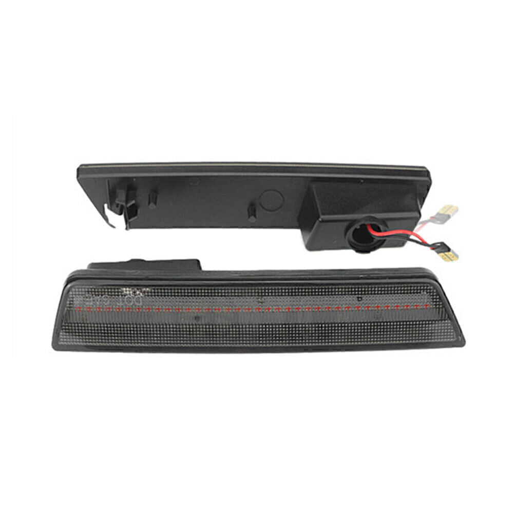 LED Rear Side Marker White Lights Fit 08-14 for Dodge for Challenger /11-14 Charger Black