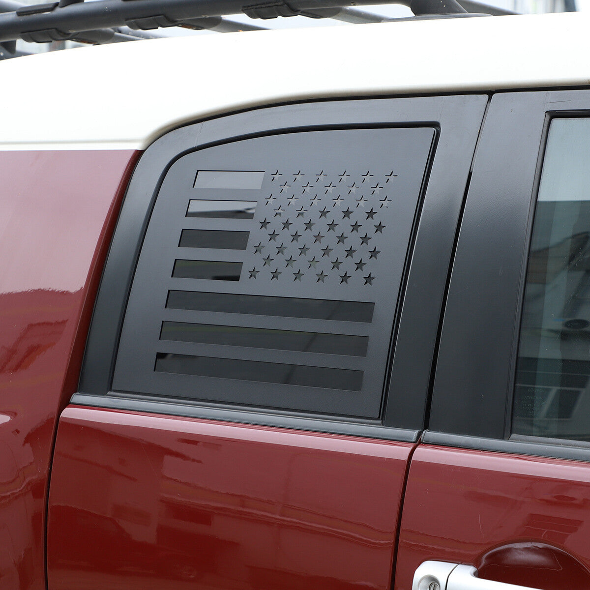 Rear window trim frame for Toyota FJ Cruiser 2007-2021 (Aluminum)