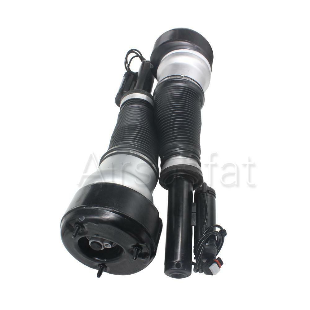 2x Front Air Suspension Shock w/ Compressor Pump for Mercedes S-Class W221 S550
