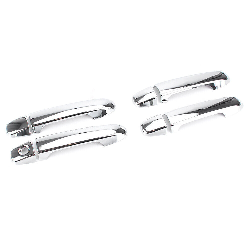 8pcs Side Door Handle Covers Chrome Trim Bars for Toyota for Camry Sedan 2012-2017