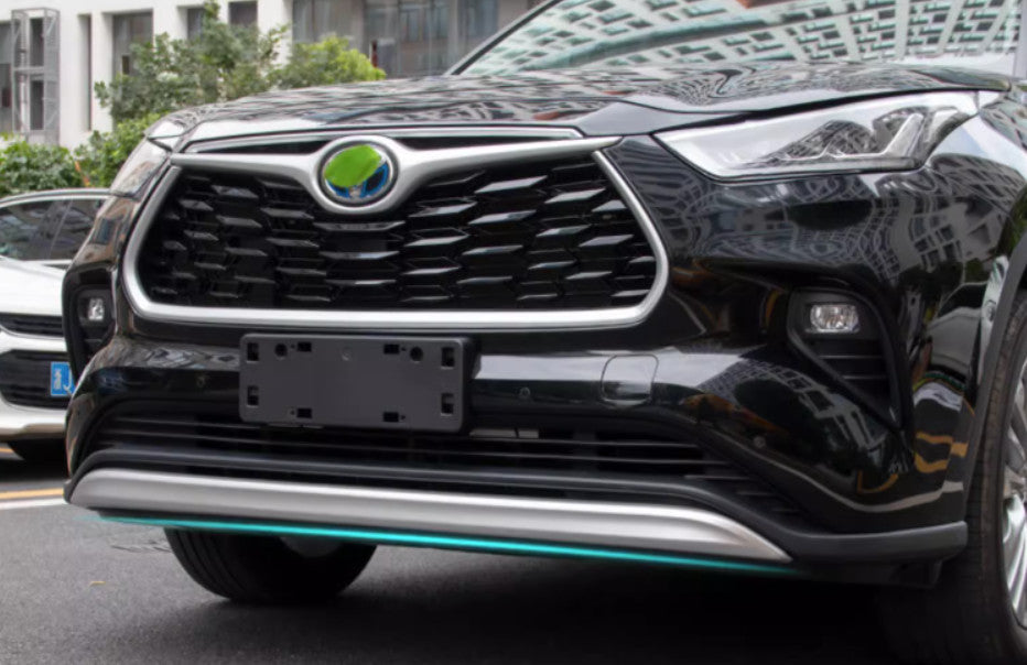 for Toyota Highlander 2020-2024 ABS Chrome Front Bumper Lower Protector Strip 1X