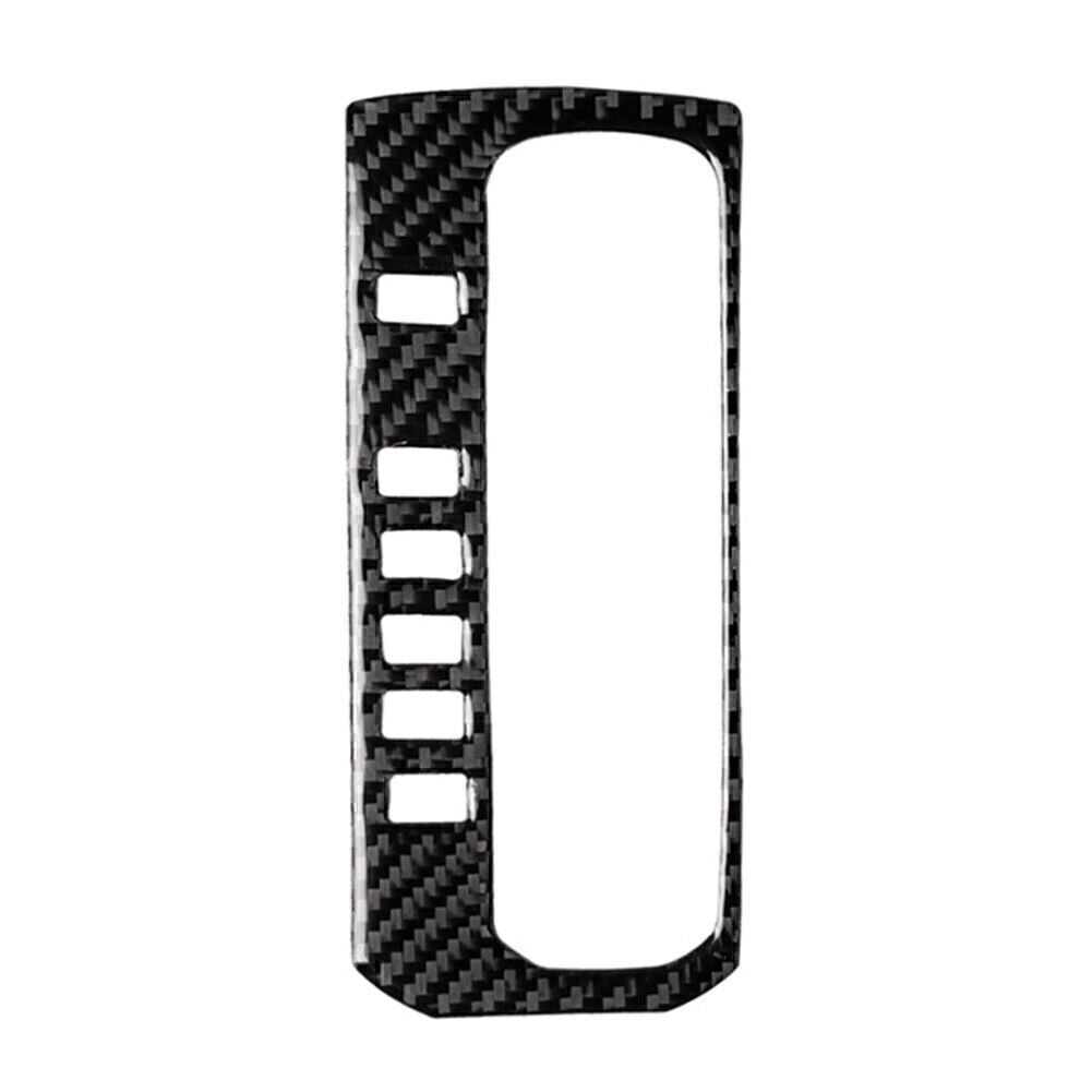 Fits for Honda for Civic 10th 2016-2019 18 Carbon Fiber Gear Shift Knob Panel Cover Trim