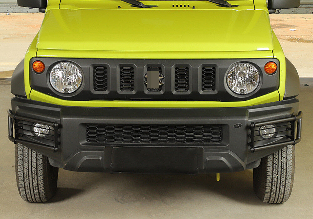 Alloy Black Front Fog Light Lamp Protector Guards Cover for Suzuki for Jimny 2019-23