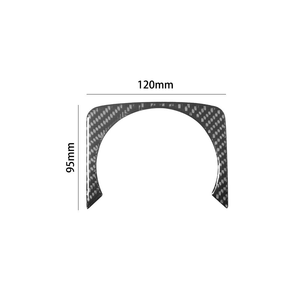 Red Carbon Fiber Steering Wheel Button Trim For Tacoma 2012-2015 Type-A v