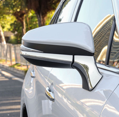 for Toyota Venza 2021-2023 Chrome Side Mirrors Rearview Stripe cover decor Trim