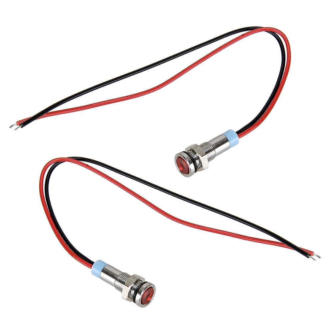 Ultra Small Cafe Racer Motorcycle Red LED Brake Running Tail Lights
