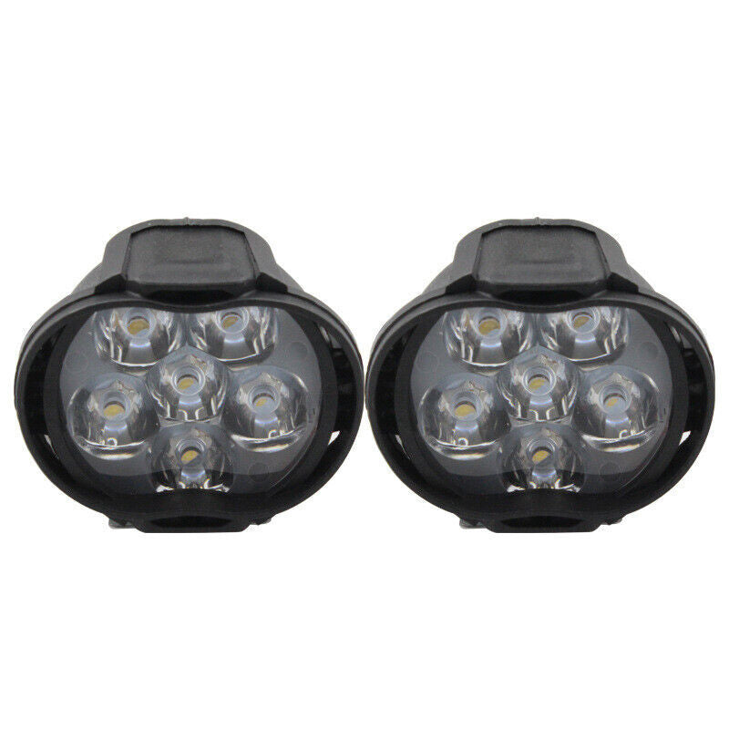 2-Pack LED Motorcycle Spotlights, Bicycle Ride Lights, Fog Lights for Motorcycles and Trucks - n