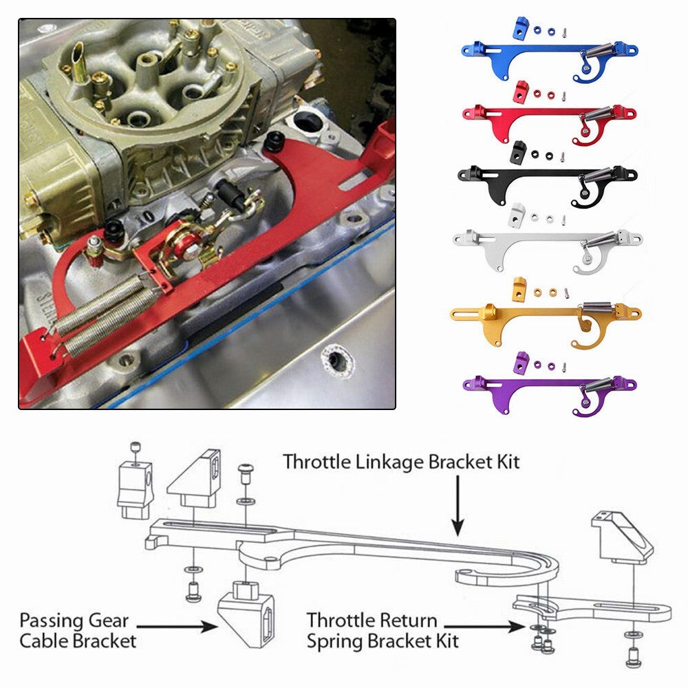 Throttle Cable Carb Bracket Carburetor 350 for Holley Aluminum 4150 4160 Series Q