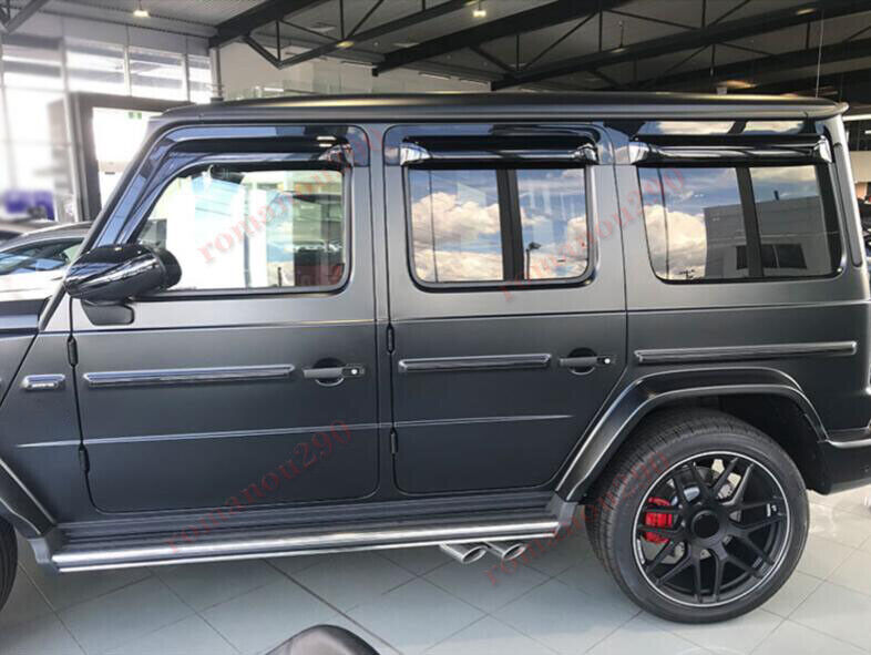 for Mercedes-Benz G-Class 2019-23 Black Window Visor Vent Shades Sun Rain Guard