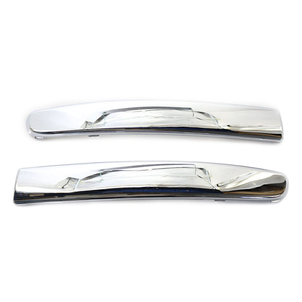 Gloss Black Front Bumper Moulding Trim Fit for FIAT 500 07-2015 735455057, 735455056