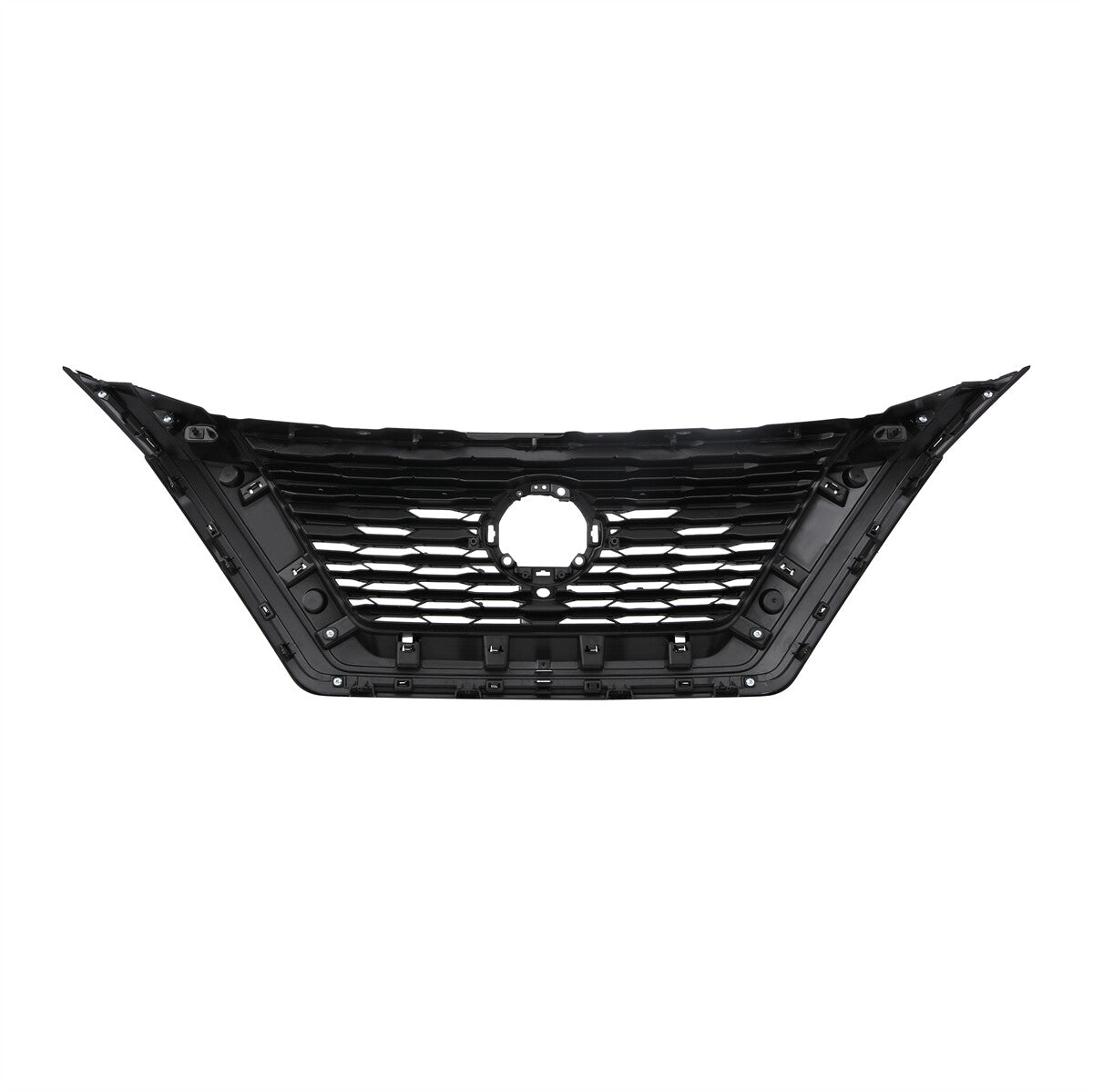 For 2021 - 2023 for Qashqai Rogue Front Grille Insert Grill for CHRome Strip Camera - v