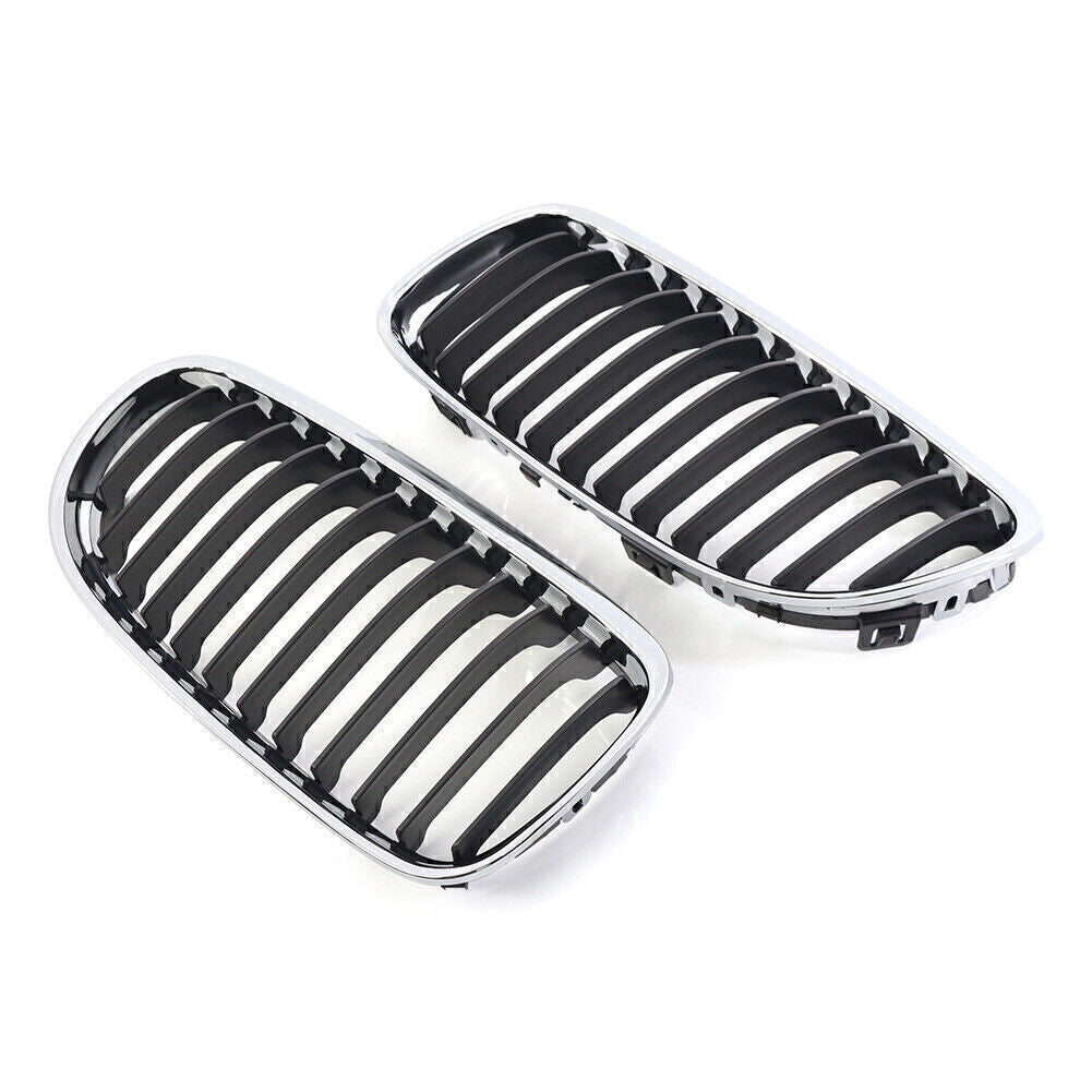 Chrome ABS Black Fit for BMW E90 E91 LCI 328i 335i Front Kidney Grille 2009-2011 10