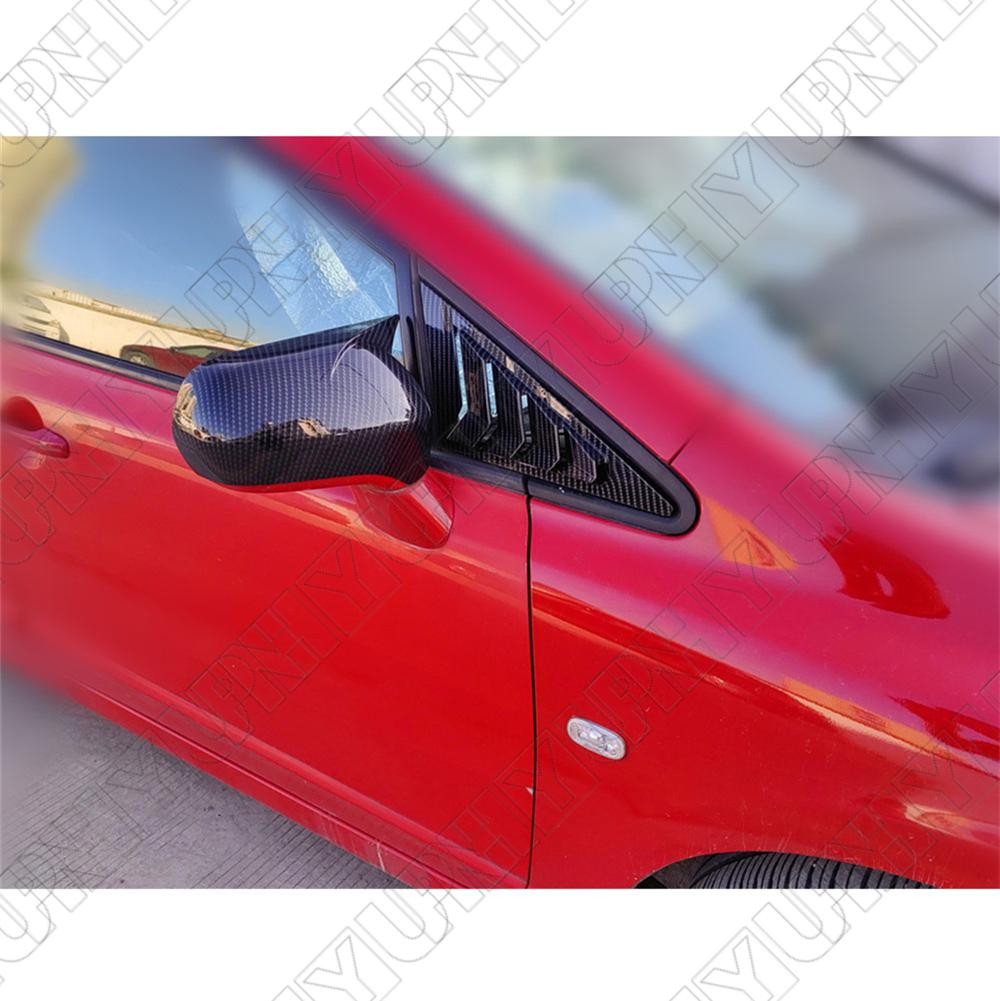 Carbon Fiber Style Side Front Window Louver Shutter Cover for Honda for Civic 06-11
