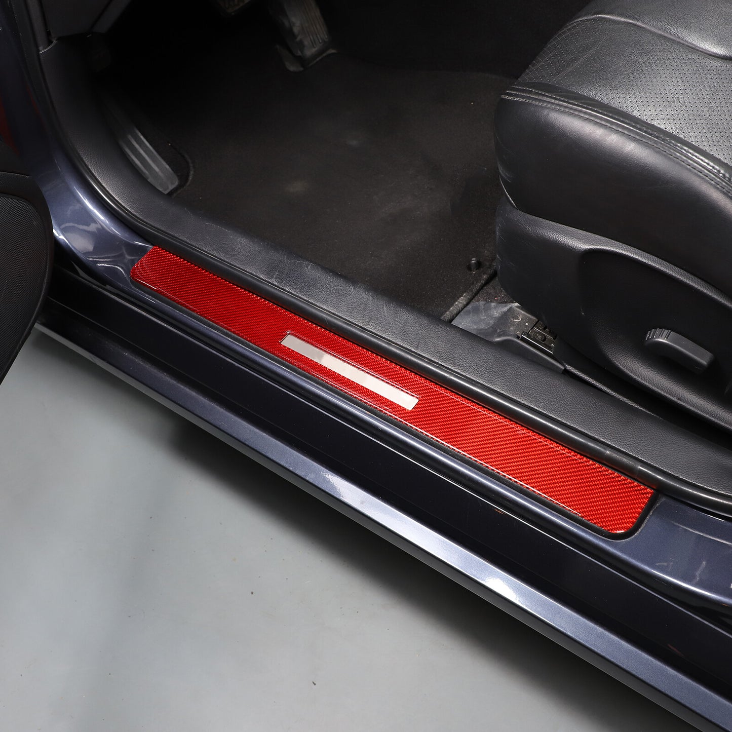 Matte Black Center Console Armrest Box Cover for Corvette C8 Z51 Z06 2020-24- v