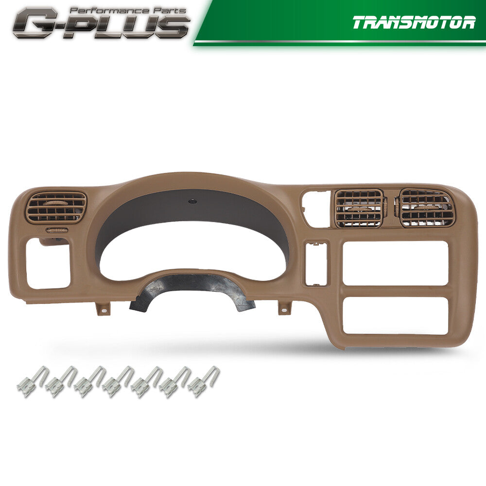 Suitable for 98-04S10 Jimmy Sonoma Cluster Blazer Radio Dash border decoration protective cover beige- v