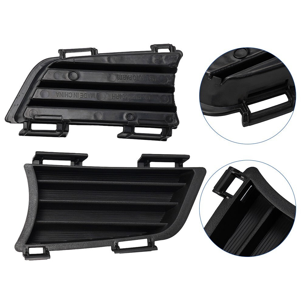 Replacement Fog Light Cover Pair for Pontiac Vibe 2005 2008 Front Bumper