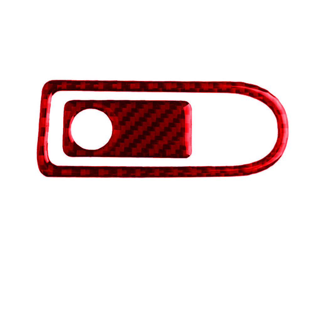 Red Carbon Fiber for Co -Pilot Storage Trim for Mercedes-Benz W204 2007-2014