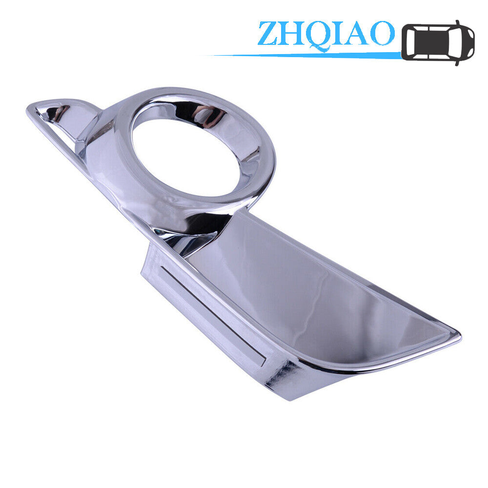 Front Fog Light Lamp Chrome Cover Trim Fit for Toyota Highlander 2017-2019