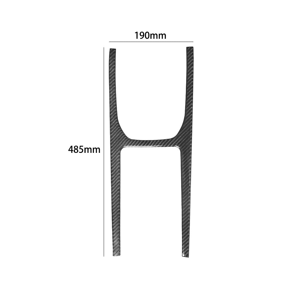 6Pcs Red Carbon Fiber Central Control Type-B Trim For Tacoma 2012-2015 v