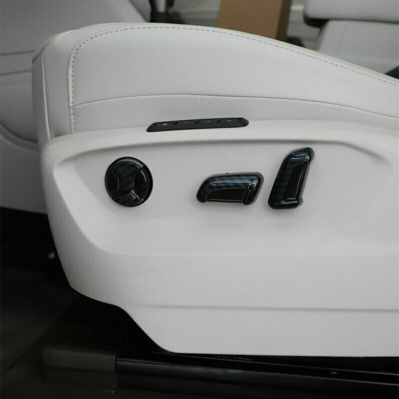 Carbon Fiber ABS Steering Wheel Button Cover Trims for Honda CR-V CRV 2012-2016 v