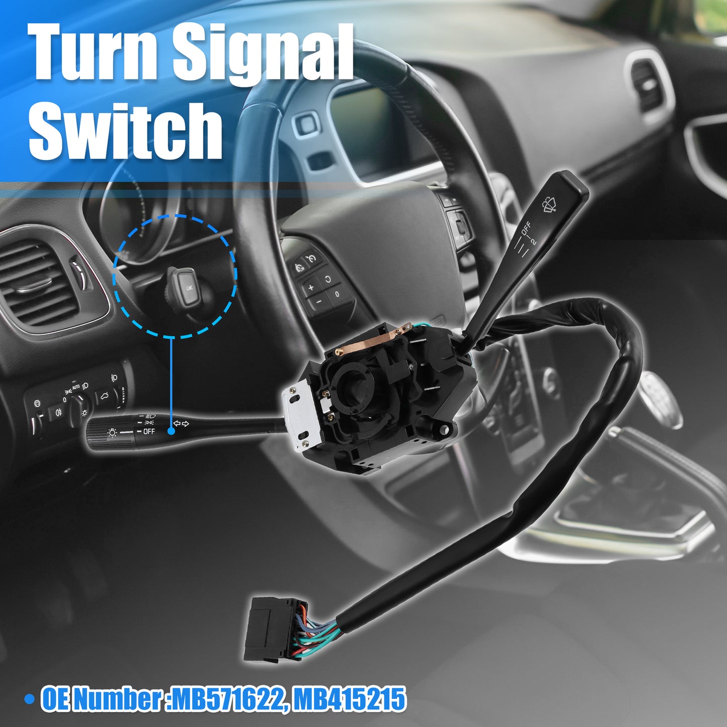 automotive turn signal wiper switch suitable for Mitsubishi L200 LHD GLS 1993-2004