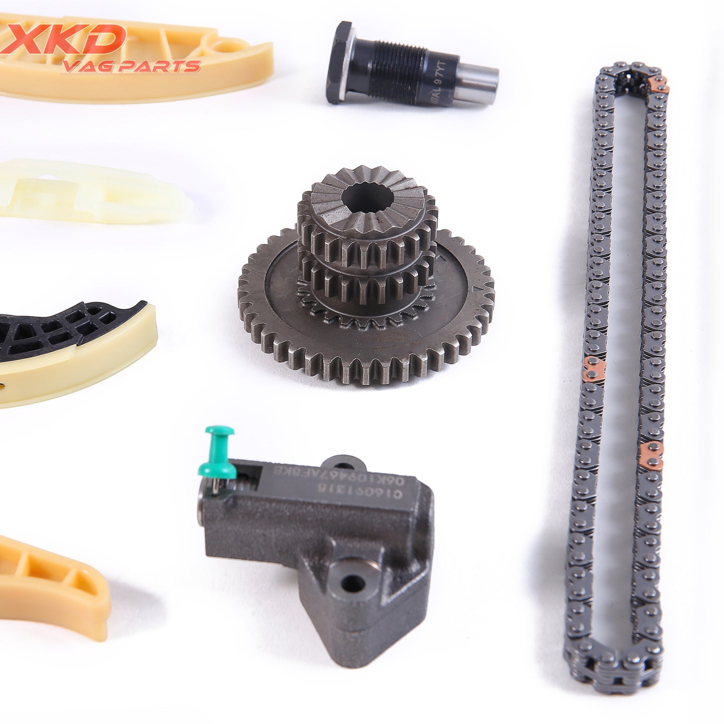 11 1.8T 2.0T Timed Chain Tensioner Kit for Volkswagen for Golf , for Audi A4, A5, A6, Q3, Q5, CJE CNC