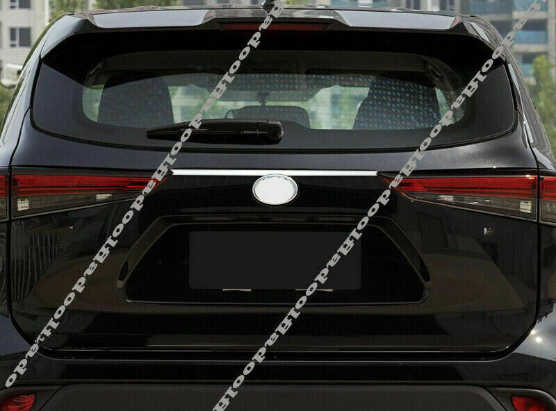 Rear Door Trunk Tailgate Upper Strip Trim Molding for Toyota Highlander 2020-23