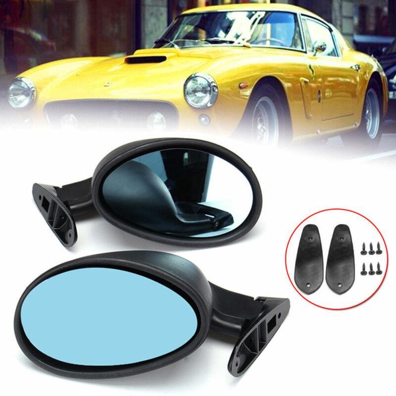 California Classic Style Door Wing Blue Anti-Glare Car Side Mirrors (1 Pair) n