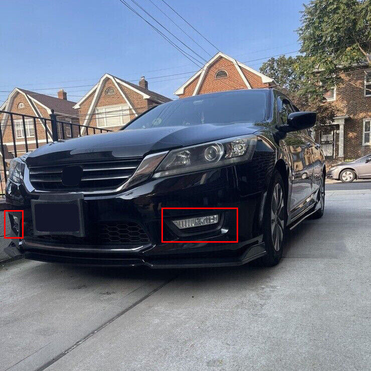 Left Front Bumper Fog Lights Lamps Assembly For 2013-2015 for Honda Accord Sedan 4Dr