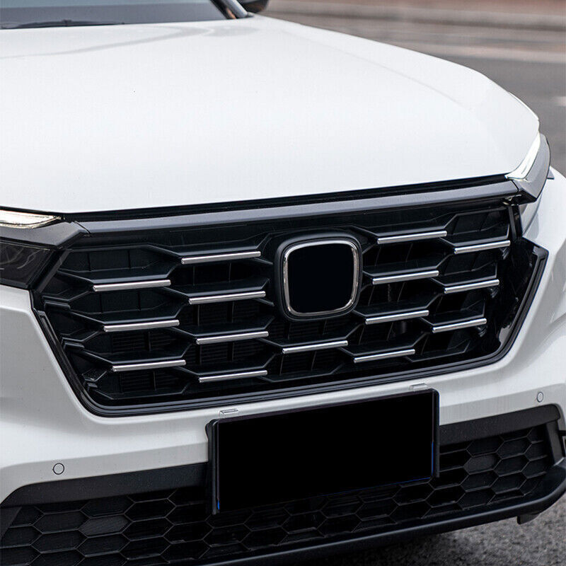 for Honda CRV CR-V 2023-2024 Chrome Front Grille Grill Mesh Strips Trim Decor