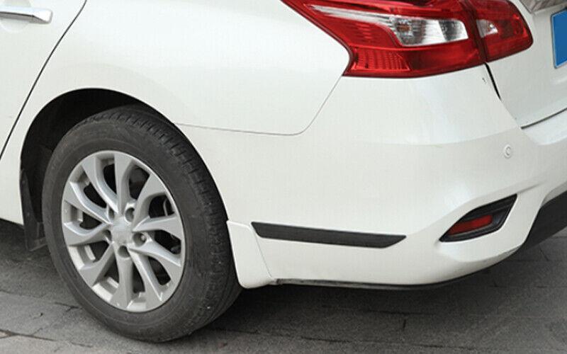for Nissan Sentra 2013-2019 Black Steel Rear Bumpers Lip Side Skirt Splitter 2pc