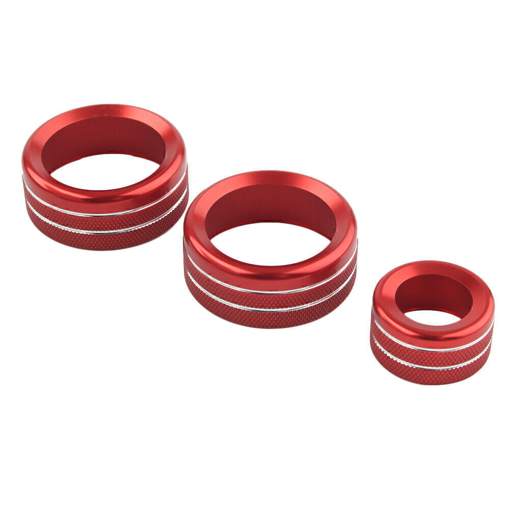 Air Condition Knob Switch Trim Cover Ring Red for BMW GT X1 X3 X4 X5 X6 2013-18