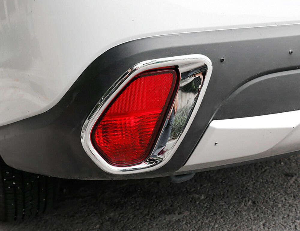 for Mitsubishi Outlander 2016-2020 Chrome Rear bumper Fog Light Lamp Cover Trim