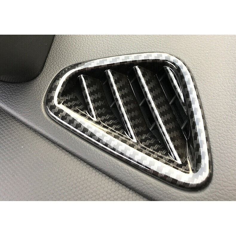 for VW Beetle 2003-2012 ABS Carbon Fiber Look for Co -Pilot Dashboard Cover Trim 2PCS v