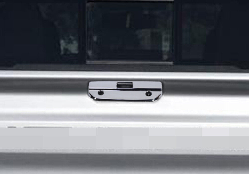for Chevrolet Silverado 2019-23 Rear Door Tailgate Handle Panel Cover ABS Chrome