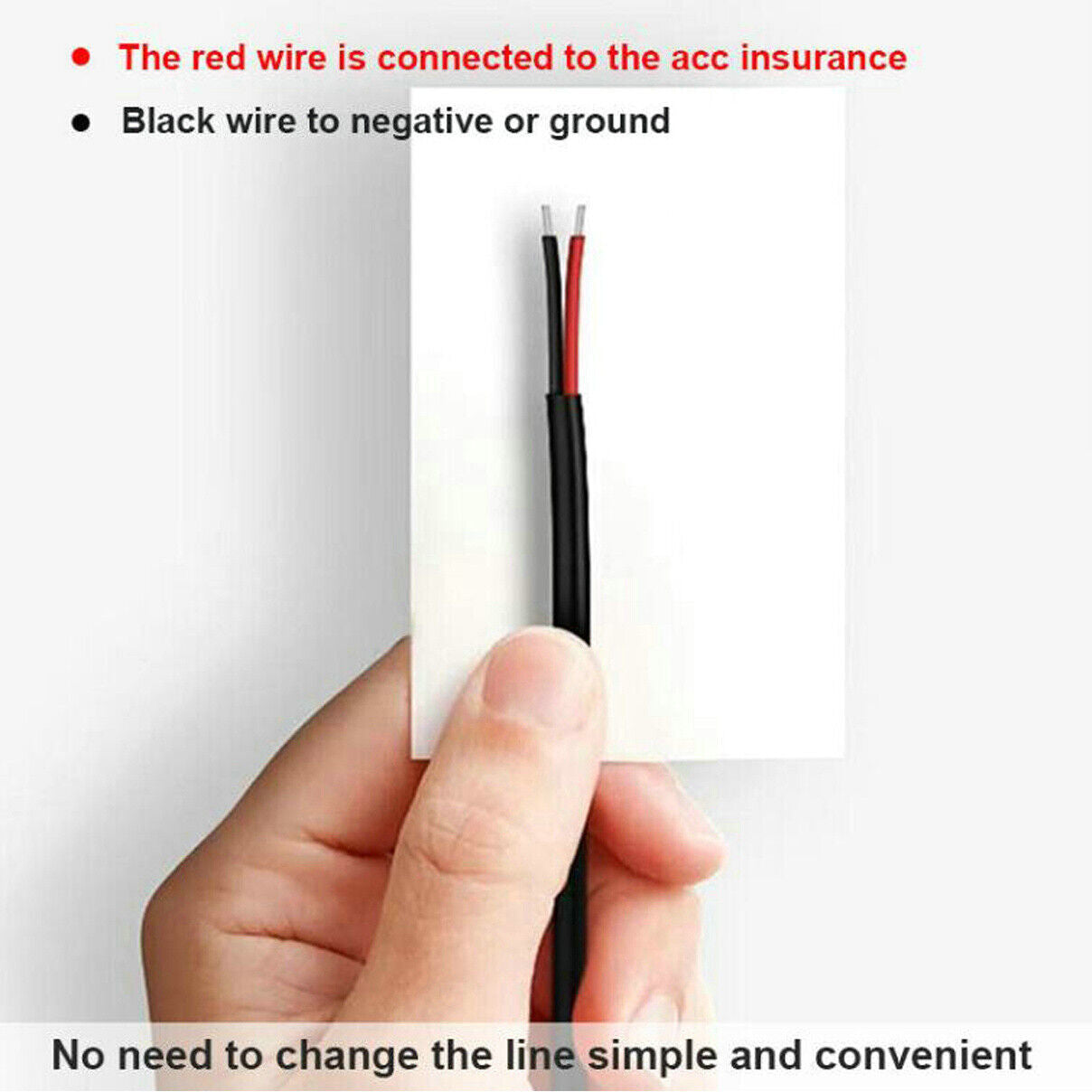 1x LED Daytime Running Light Strip Waterproof Flexible Dynamic Car LED Hood Lamp