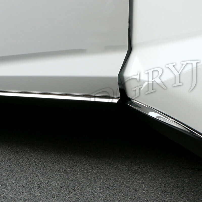 6Pcs for Lexus NX 2015-2020 Chrome Body Side Door Molding Liner Strip Cover Trim
