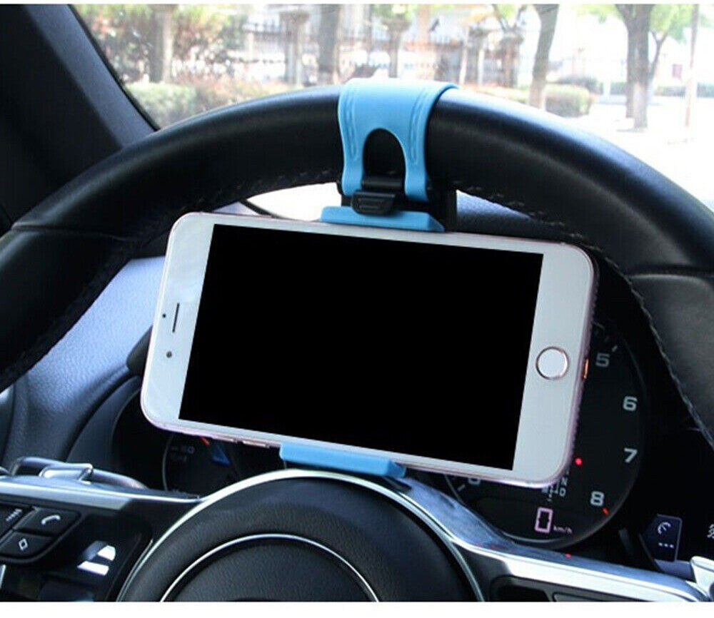 AUTO CAR DECORATIVE ACCESSORIES Clip Car Steering Wheel Bike Handlebar Holder