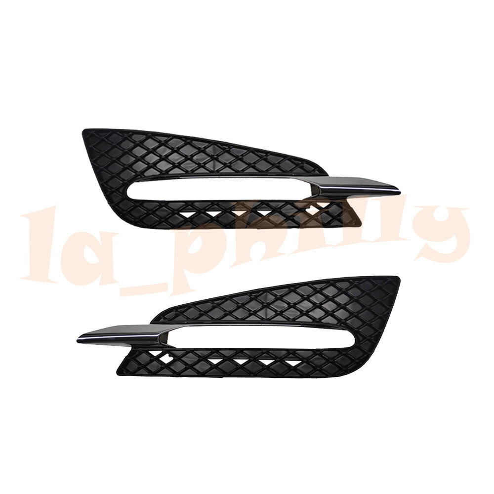 Pair Front Bumper Lower Grill Black Right+Left for Mercedes R Class W251 LCI