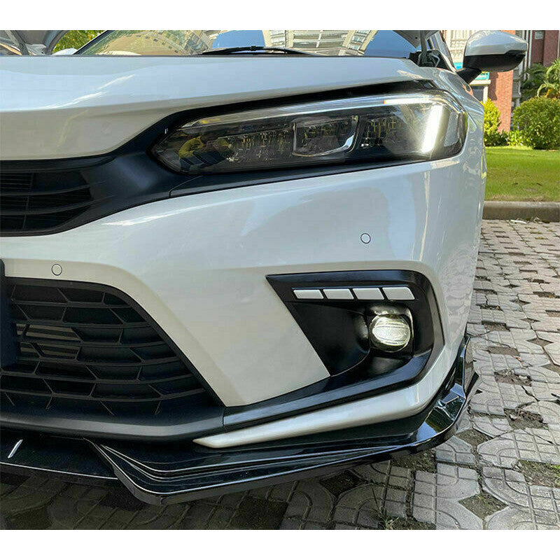 for Honda for Civic 2022-2023 DRL LED Daytime Running light+ Fog Lamps W/Turn Signal